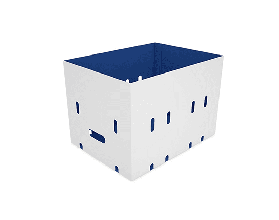 Half Slotted Container