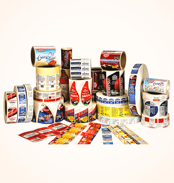 Labels packaging
